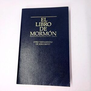 El Libro De Mormón Otro Testamento LDS Church Spanish Blue Softcover PB Book